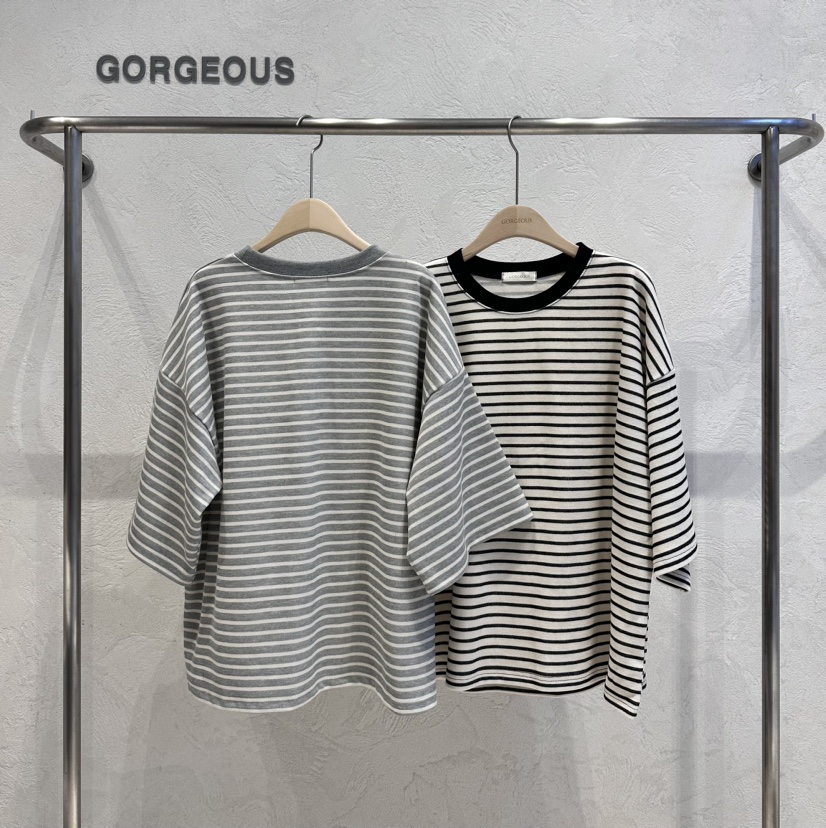 GORGEOUS韓國直郵東大門實拍女裝新款職業24秋冬人氣時尚T恤GORGEOUST恤