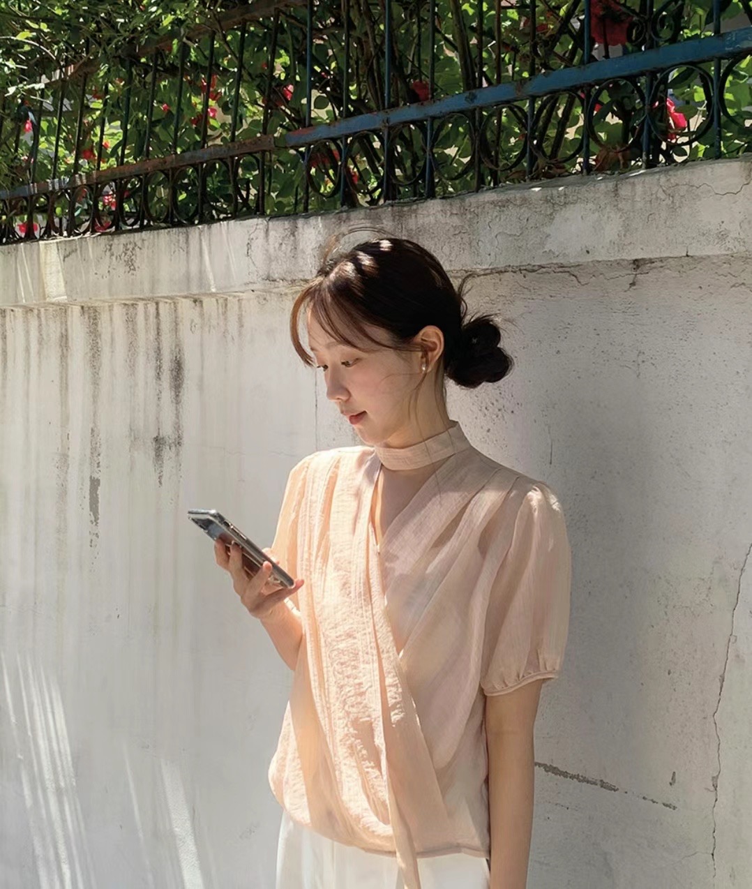 DEAR.L直郵韓國代購女裝新品真品推薦時尚24秋冬襯衫蕾絲衫DEAR.L襯衫/蕾絲衫圖色3