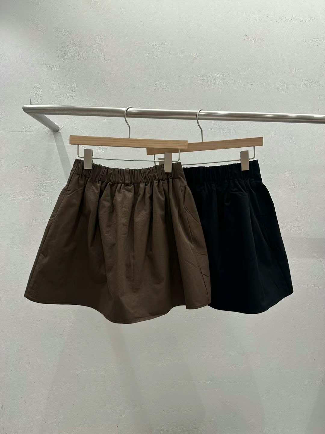 PLEASE直郵韓國代購女裝新品推薦時尚休閑人氣24秋冬短裙PLEASE短裙