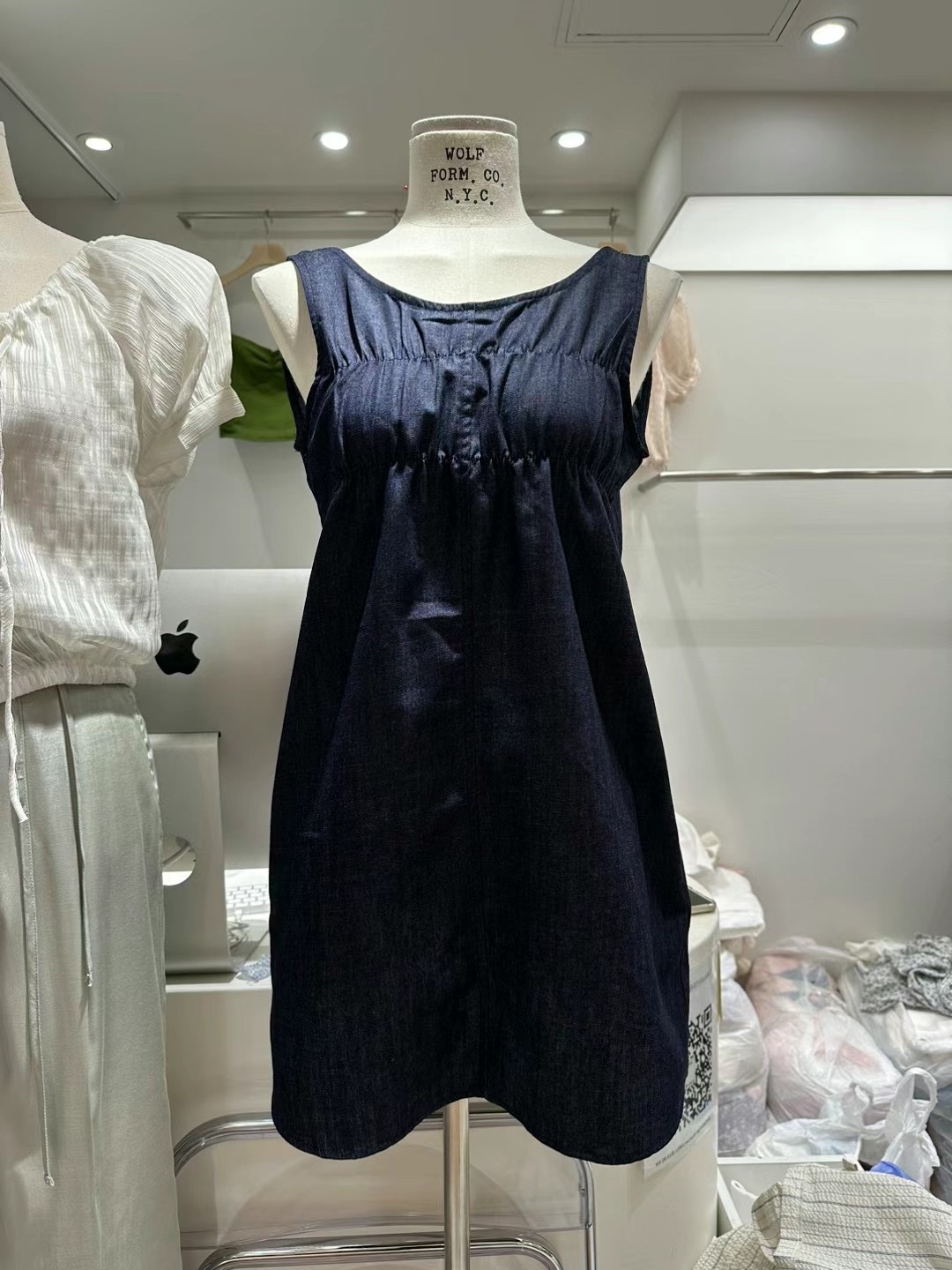 PLEASE韓國直郵女裝新品人氣真品職業休閑熱賣推薦24秋冬連衣裙PLEASE連衣裙