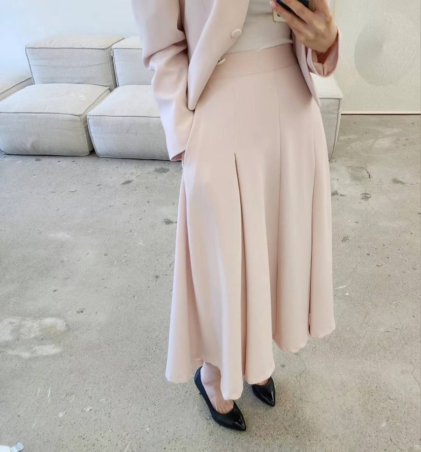 AMY COMPANY韓國直郵東大門實拍女裝新款24秋冬休閑長裙MABE長裙圖色1