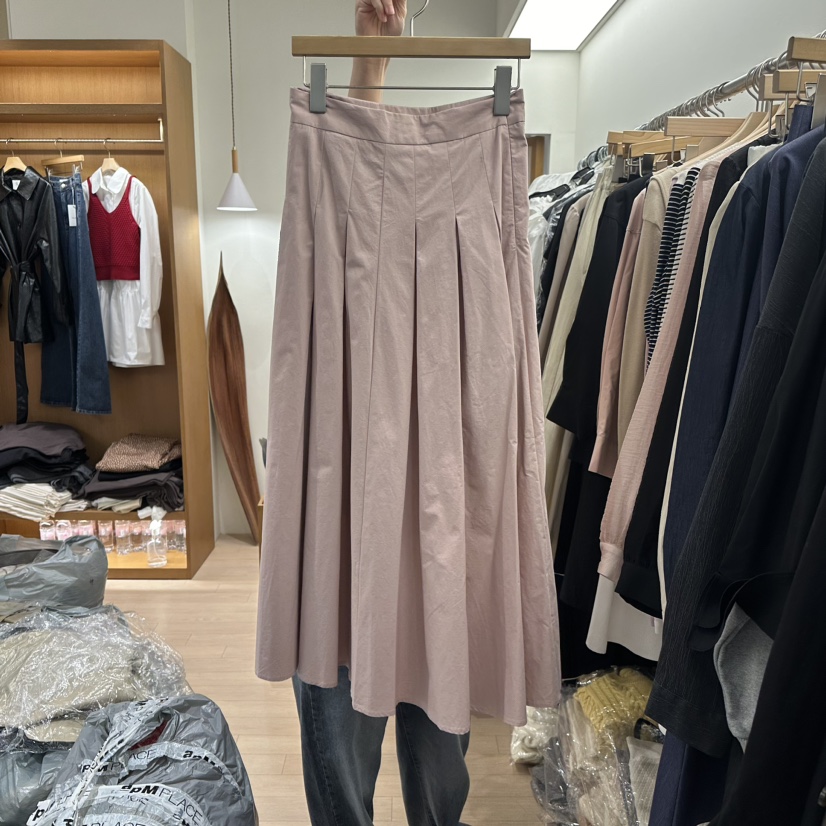 VAN NUVO韓國直郵東大門代購女裝新品休閑人氣時尚真品長裙MOVENNE長裙