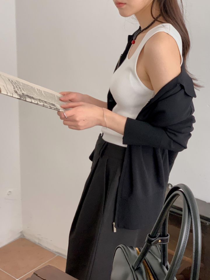 PLAYLIST韓國直郵女裝新品休閑職業熱賣時尚推薦人氣吊帶背心confetti吊帶/背心