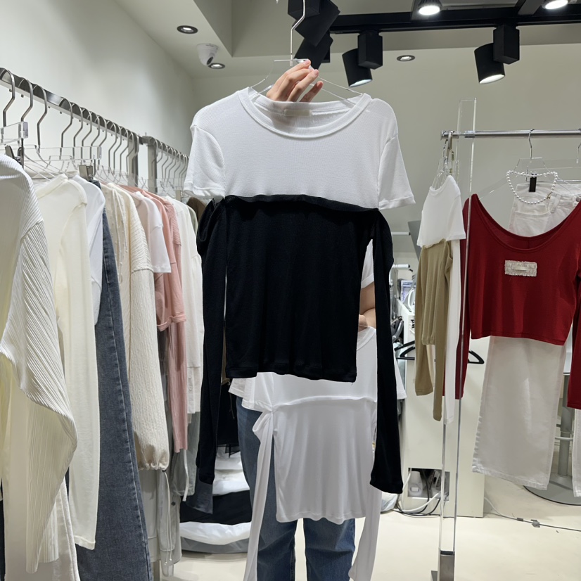 OWNS韓國直郵東大門實拍女裝新品真品推薦熱賣時尚24秋冬長袖T恤OWNS長袖T恤圖色3