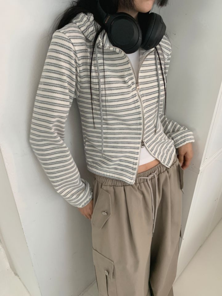 4LEAF韓國直郵東大門實拍女裝新品真品人氣職業衛衣拉鏈連帽4LEAF衛衣