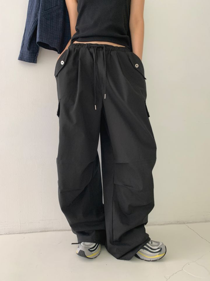 4LEAF直郵韓國代購女裝新款時尚人氣真品推薦24秋冬休閑褲4LEAF休閑褲