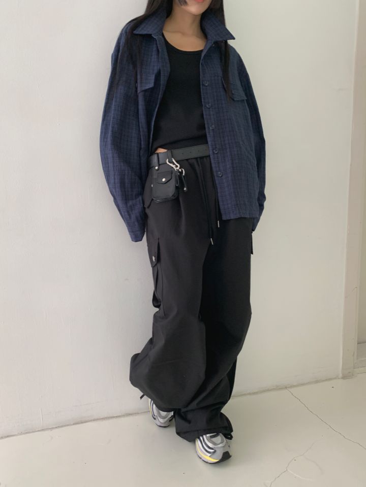 4LEAF直郵韓國代購女裝新款時尚人氣真品推薦24秋冬休閑褲4LEAF休閑褲