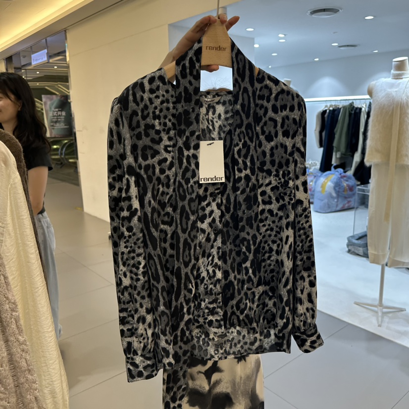 render韓國直郵東大門代購女裝新品人氣24秋冬襯衫蕾絲衫RENDER襯衫/蕾絲衫圖色2