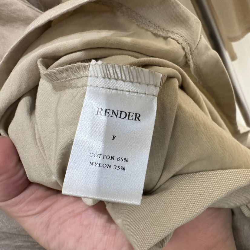 render韓國直郵東大門實拍女裝新款24秋冬真品襯衫蕾絲衫RENDER襯衫/蕾絲衫