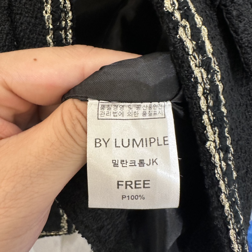 LUMIPLE韓國直郵東大門代購女裝新款休閑24秋冬熱賣真品夾克LUMIPLE夾克