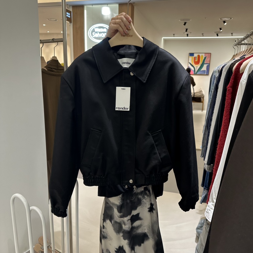 render韓國直郵女裝新品時尚職業真品人氣24秋冬推薦夾克RENDER夾克圖色2