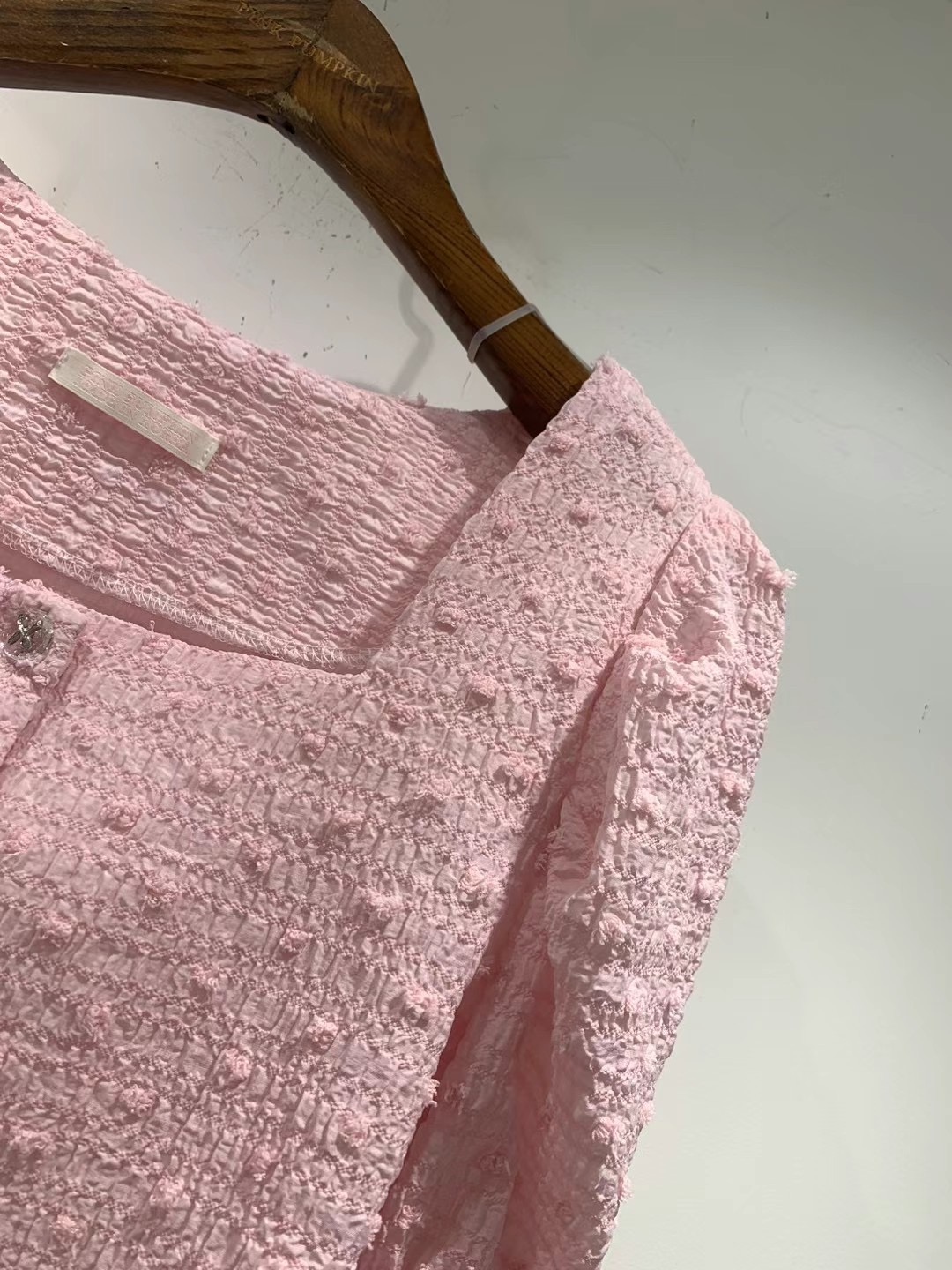 PINK PUMPKIN韓國直郵女裝新款推薦時尚真品職業襯衫蕾絲衫PINK PUMPKIN襯衫/蕾絲衫