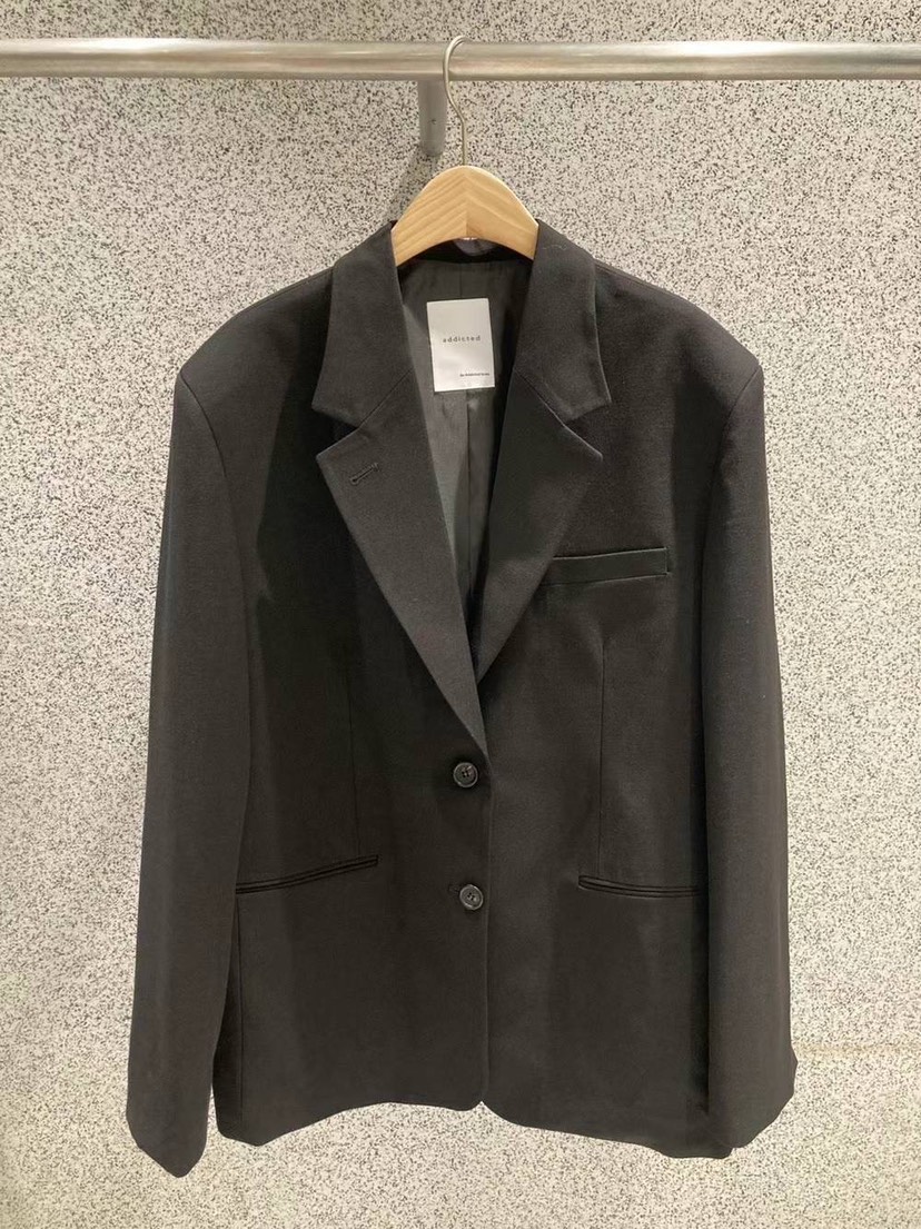 Addicted直郵韓國代購女裝新品24秋冬推薦真品熱賣時尚夾克ADDICTED夾克圖色2