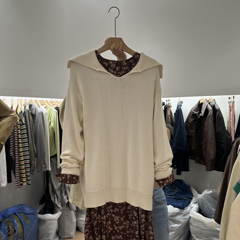 FLIPAR韓國直郵東大門代購女裝新品24秋冬真品職業推薦毛衣ABLESTUDIO毛衣圖色1