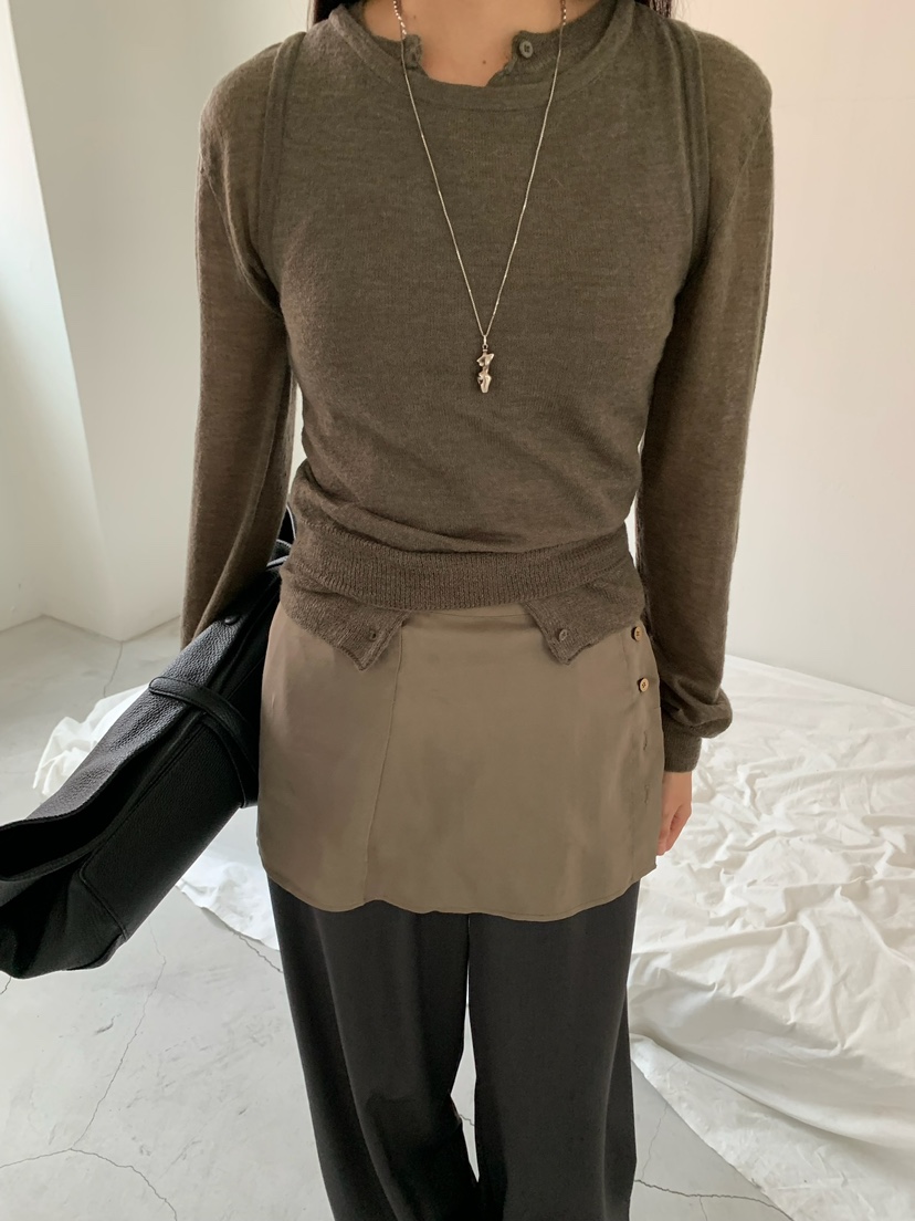 awear韓國直郵東大門代購女裝新款時尚推薦職業24春夏套裝awear/RUMIRU套裝圖色3