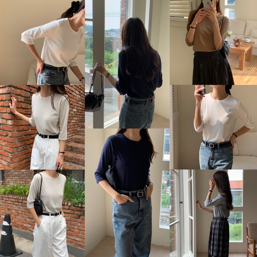 HOUSE OF/DE MERRY韓國直郵東大門實拍女裝新款時尚24春夏T恤HOUSE OF/DE MERRYT恤
