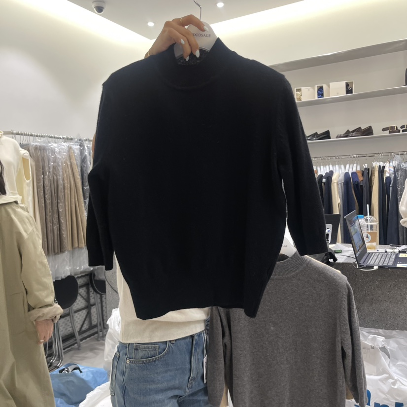 WOOD SAGE直郵韓國代購女裝新品熱賣人氣休閑24春夏針織衫WOOD SAGE針織衫圖色2