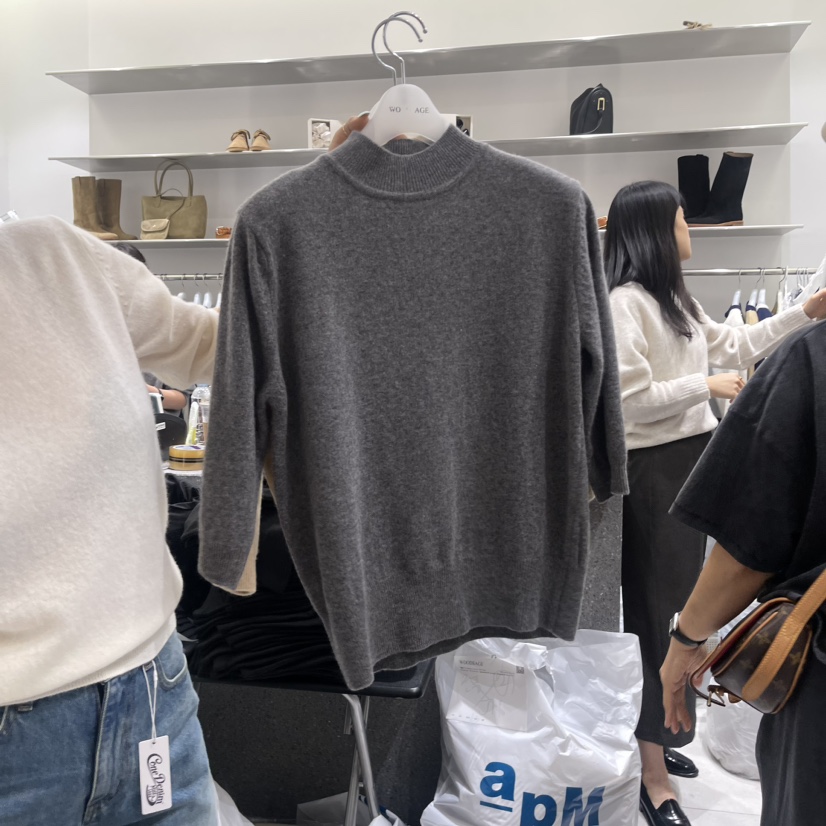 WOOD SAGE直郵韓國代購女裝新品熱賣人氣休閑24春夏針織衫WOOD SAGE針織衫圖色3