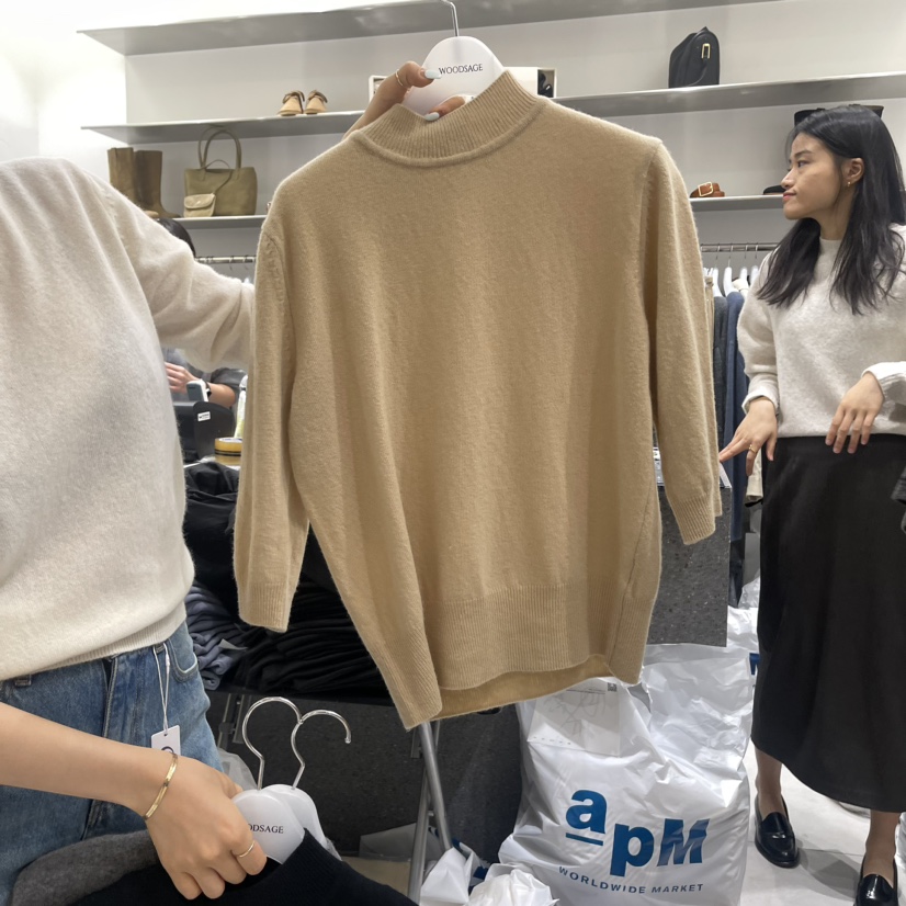 WOOD SAGE直郵韓國代購女裝新品熱賣人氣休閑24春夏針織衫WOOD SAGE針織衫圖色4