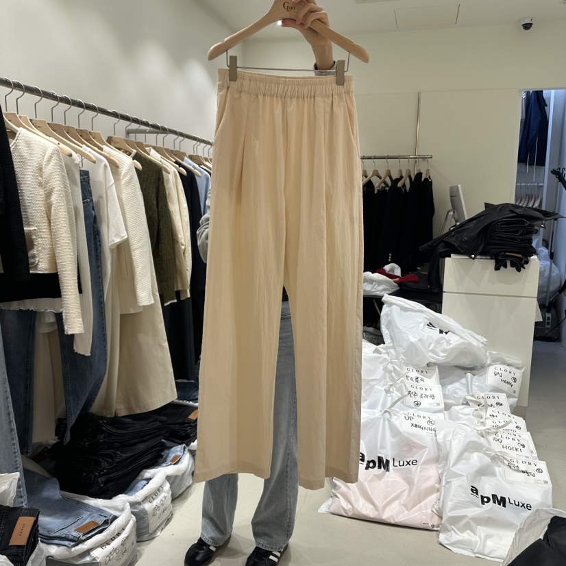 GLORY韓國直郵東大門實拍女裝新品真品推薦休閑時尚24春夏休閑褲GLORY休閑褲圖色1