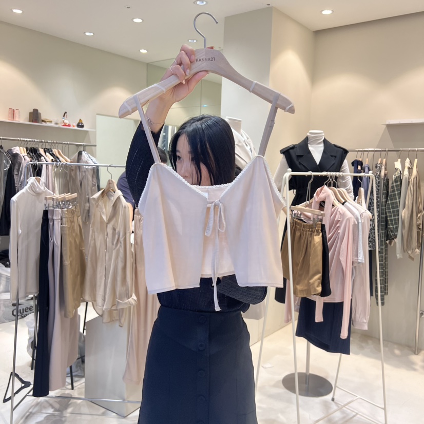 HANNA21直郵韓國代購女裝新品推薦真品休閑時尚人氣吊帶背心HANNA21吊帶/背心