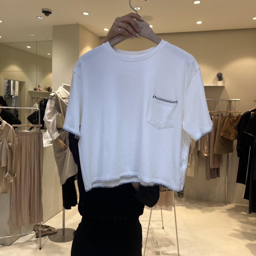 HANNA21韓國直郵東大門代購女裝新品熱賣人氣真品推薦T恤HANNA21T恤圖色2