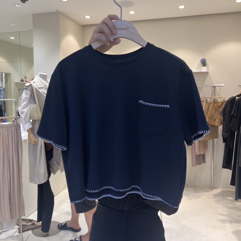 HANNA21韓國直郵東大門代購女裝新品熱賣人氣真品推薦T恤HANNA21T恤圖色3