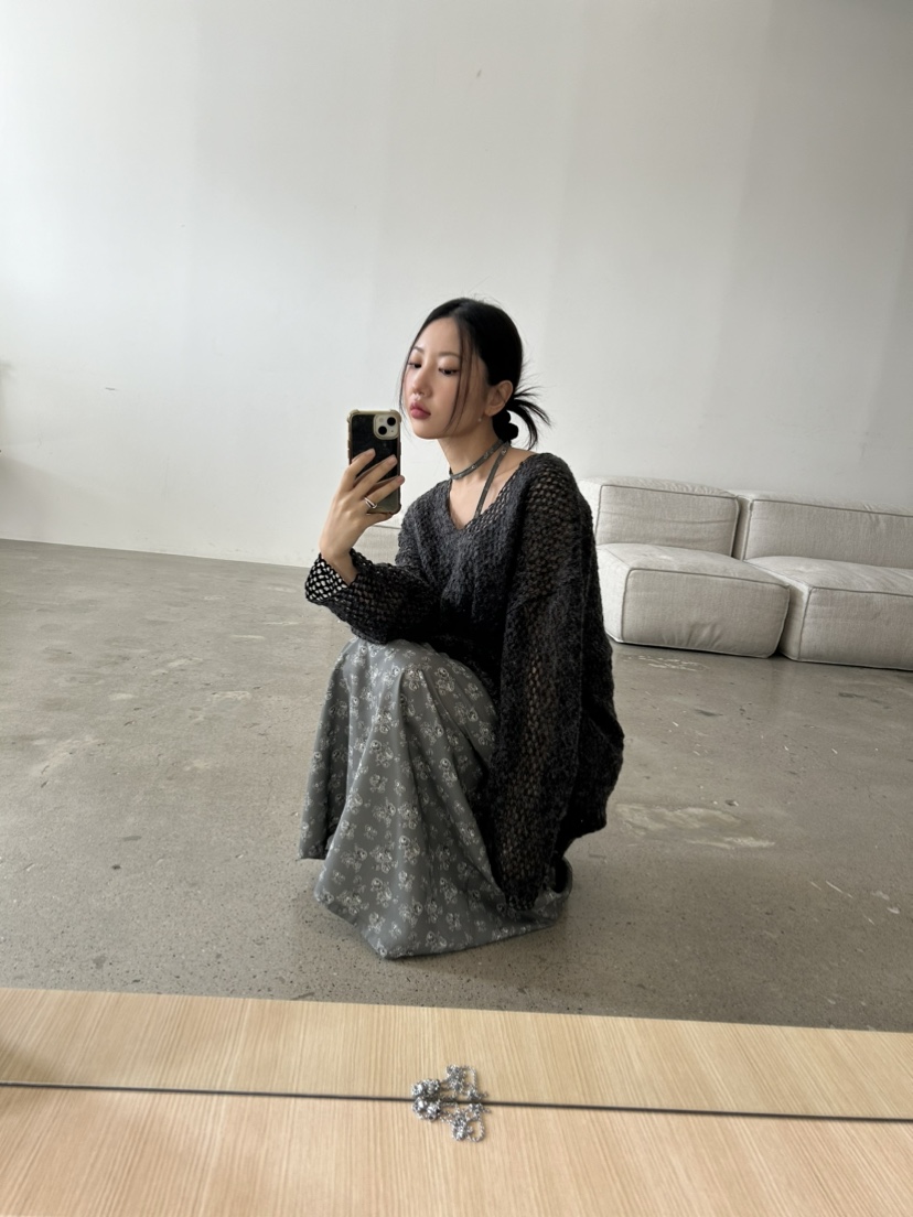 BUCKLE韓國直郵東大門代購女裝新款24秋冬休閑熱賣連衣裙BUCKLE連衣裙