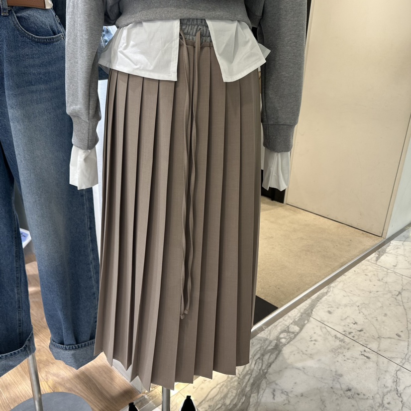 DOUZE韓國直郵女裝新品時尚真品熱賣休閑24秋冬半身裙中短裙DOUZE半身裙/中短裙圖色1