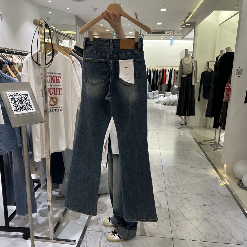 KIRKE直郵韓國代購女裝新款時尚推薦職業人氣熱賣休閑牛仔褲VERVE牛仔褲