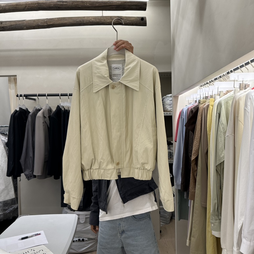 Waller韓國直郵東大門實拍女裝新款24春夏推薦職業真品夾克NOTHING夾克