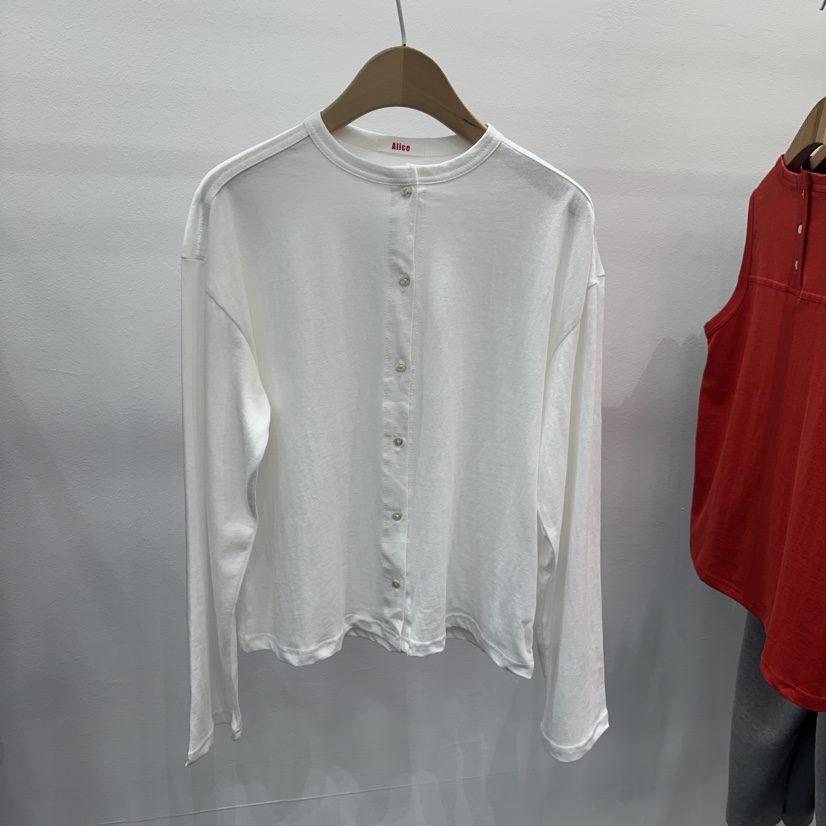 plat/ALICE N GIA直郵韓國代購女裝新款真品休閑長袖T恤Platseoul/ALICE N GIA長袖T恤