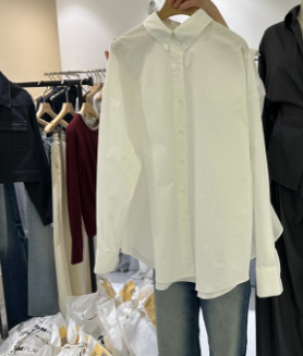 KIRKE韓國直郵東大門實拍女裝新品真品時尚熱賣休閑襯衫蕾絲衫VERVE襯衫/蕾絲衫圖色2