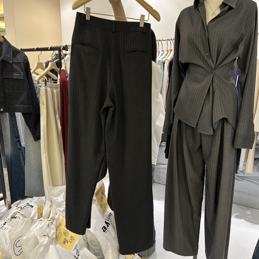 KIRKE直郵韓國代購女裝新品人氣職業真品熱賣24秋冬休閑褲VERVE休閑褲