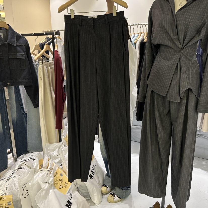 KIRKE直郵韓國代購女裝新品人氣職業真品熱賣24秋冬休閑褲VERVE休閑褲圖色2