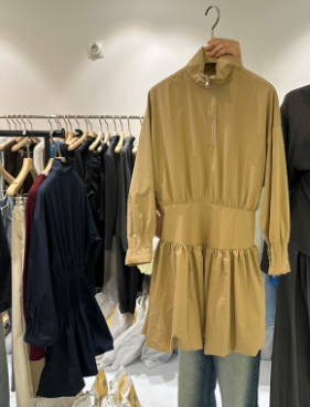 KIRKE韓國直郵東大門代購女裝新品時尚24秋冬推薦休閑連衣裙VERVE連衣裙圖色3
