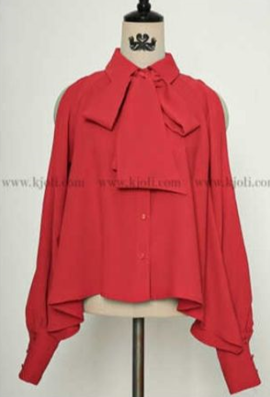 火Ⅱ-화투-T韓國直郵東大門實拍女裝新品24秋冬襯衫蕾絲衫火Ⅱ襯衫/蕾絲衫圖色2