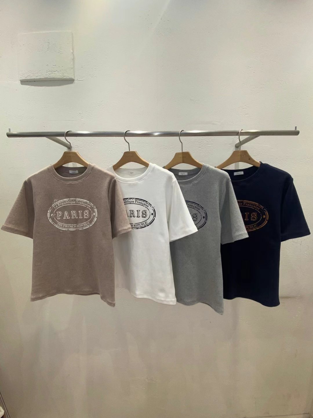 라떼韓國直郵東大門代購女裝新品休閑職業真品熱賣推薦時尚T恤Latte_T恤圖色1左一色