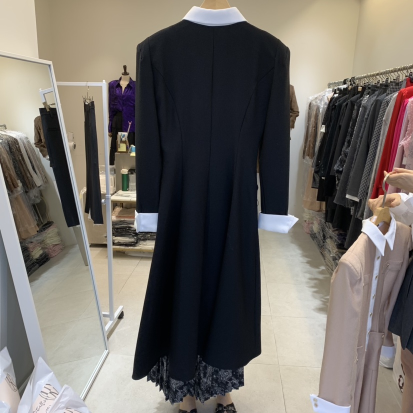 inno韓國直郵東大門代購女裝新款真品24秋冬熱賣時尚連衣裙INNO連衣裙