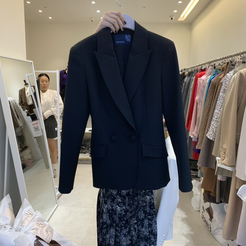 inno直郵韓國代購女裝新款推薦熱賣時尚休閑職業24秋冬夾克INNO夾克圖色3