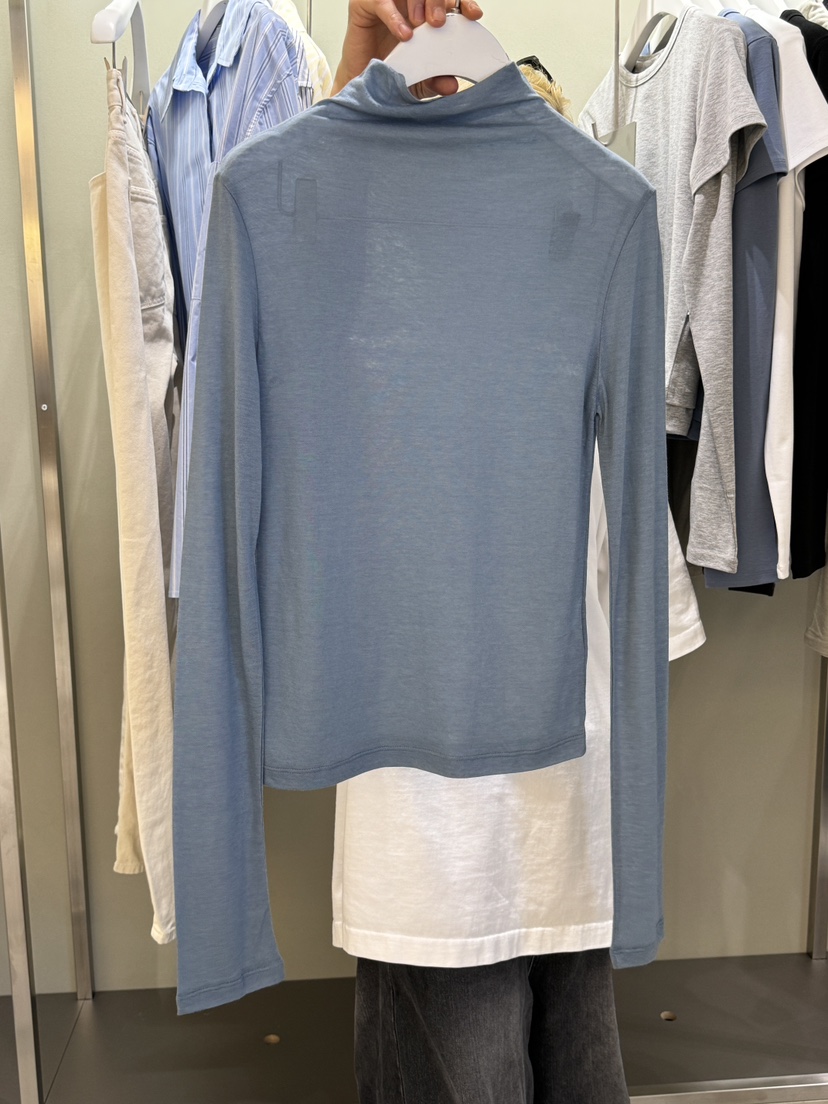 FAVE韓國直郵東大門實拍女裝新品24秋冬時尚職業推薦長袖T恤FAVOURITE長袖T恤圖色3