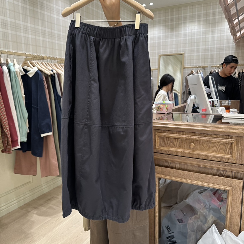 OURMOMENT韓國直郵東大門實拍女裝新品熱賣24秋冬半身裙中短裙OURMOMENT半身裙/中短裙