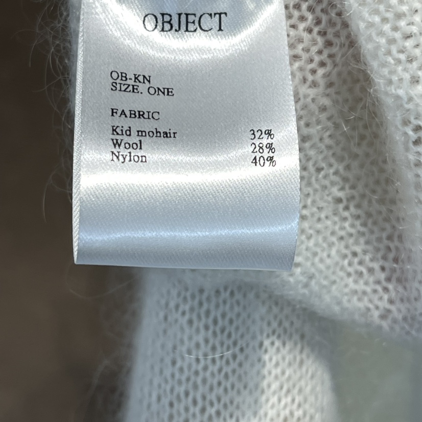 OBJECT直郵韓國代購女裝新款真品時尚休閑24秋冬熱賣針織衫OBJECT針織衫