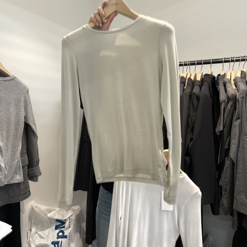 OBJECT韓國直郵女裝新款真品24秋冬時尚人氣熱賣推薦長袖T恤OBJECT長袖T恤圖色4