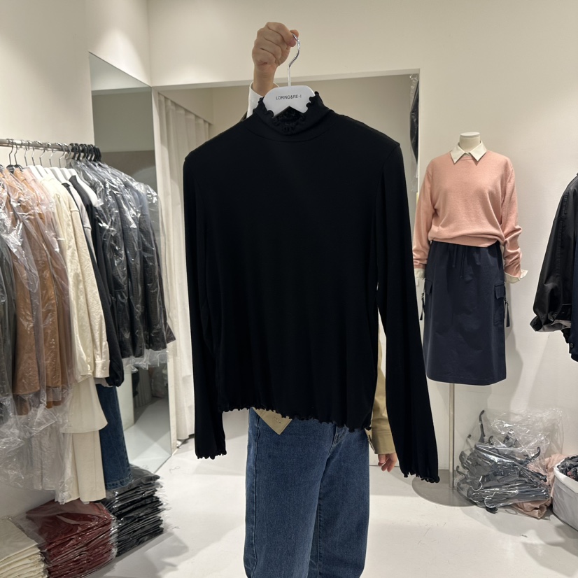 LORING RE-I/BARE直郵韓國代購女裝新款職業時尚長袖T恤LORING RE-I/BARE長袖T恤圖色3