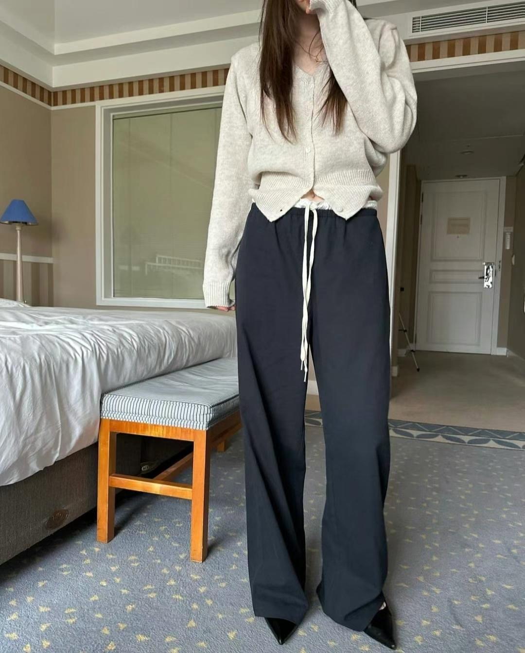 WEARRAW直郵韓國代購女裝新品人氣真品職業時尚推薦24秋冬休閑褲WEARRAW休閑褲