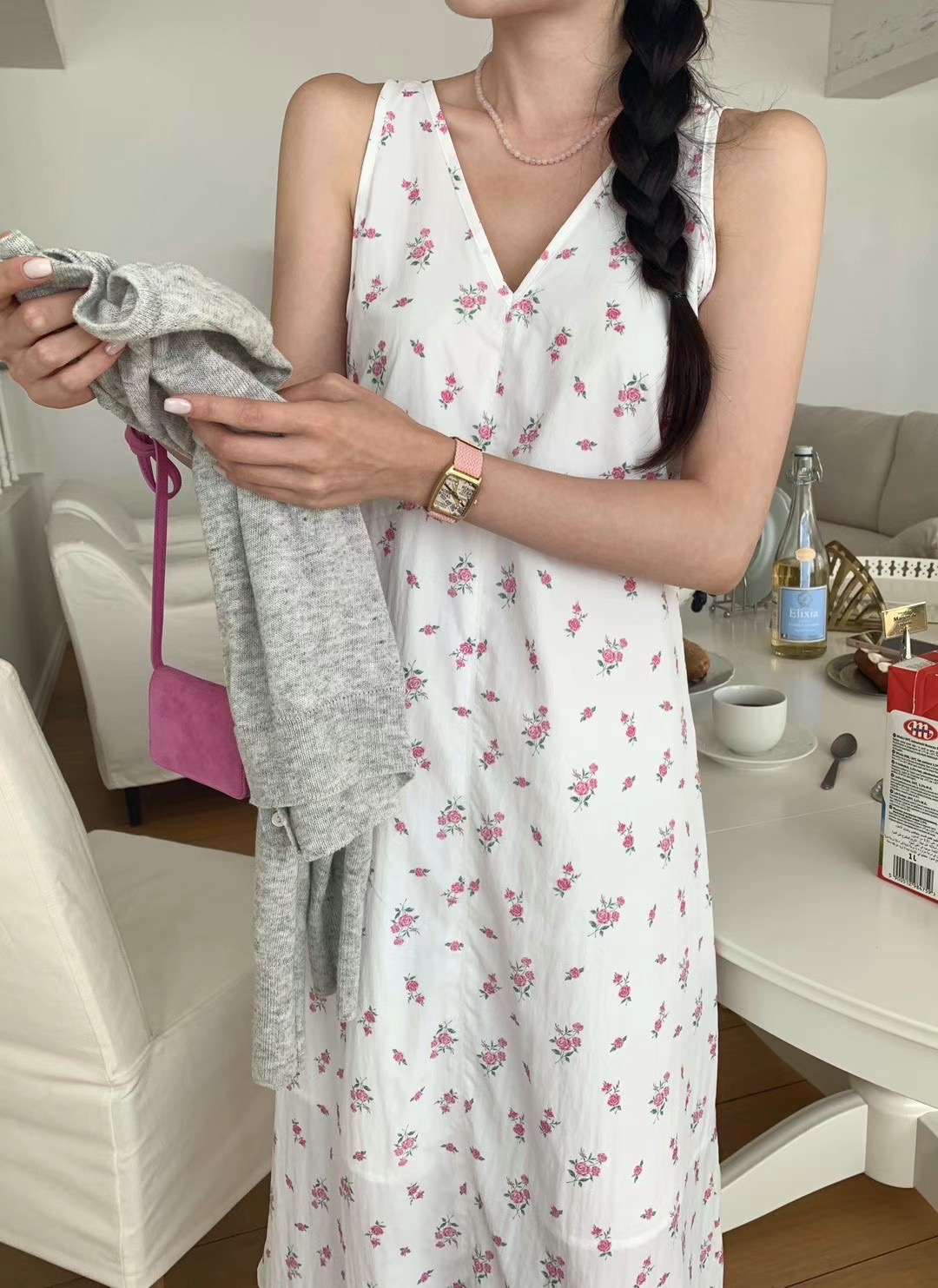 OUIR直郵韓國代購女裝新款24秋冬熱賣職業時尚推薦連衣裙OUIR連衣裙