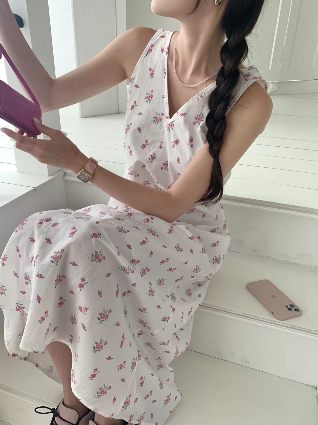 OUIR直郵韓國代購女裝新款24秋冬熱賣職業時尚推薦連衣裙OUIR連衣裙圖色1