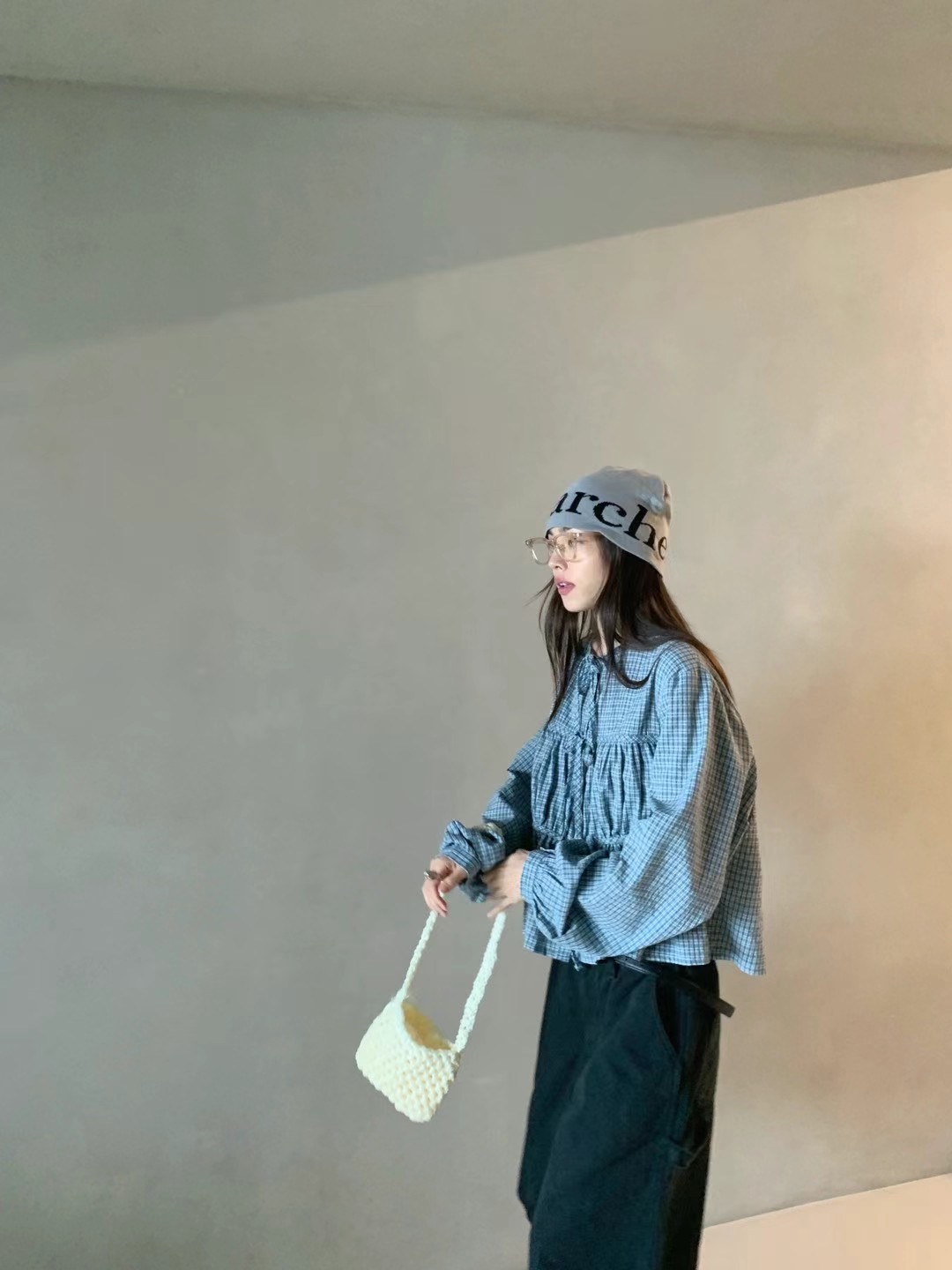 STANDING韓國直郵東大門代購女裝新品人氣熱賣推薦襯衫蕾絲衫STANDING襯衫/蕾絲衫