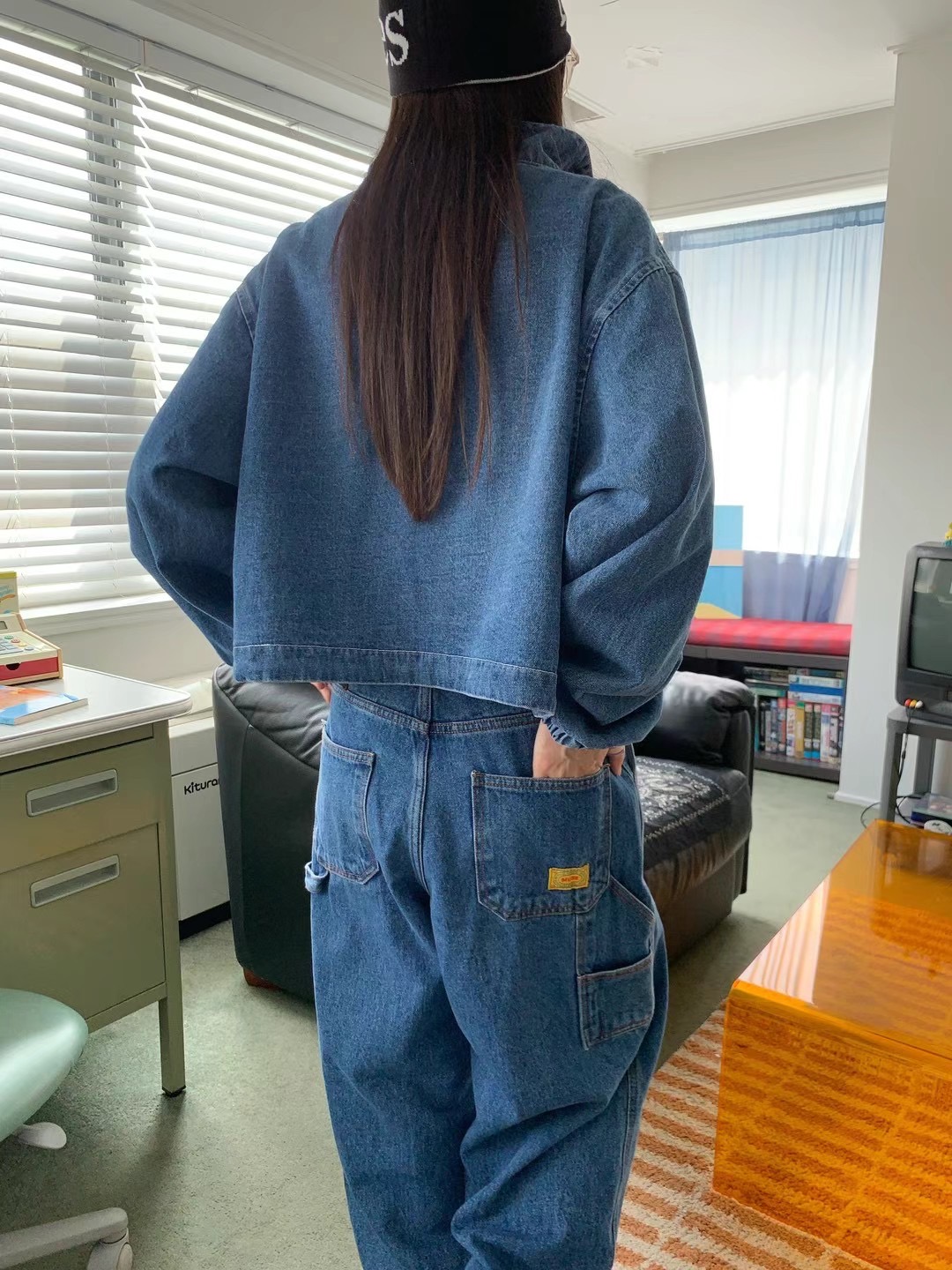 STANDING韓國直郵東大門實拍女裝新款休閑時尚人氣24秋冬衛衣STANDING衛衣